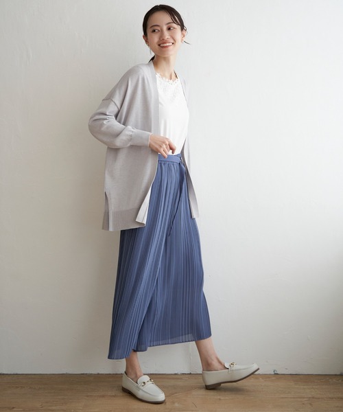 IKKA LOUNGE(イッカラウンジ)の「シフォンプリーツガウチョパンツ(その他パンツ・レディース・ブラック/ブルー/スモークグレー・L/M/S)」の8枚目の写真