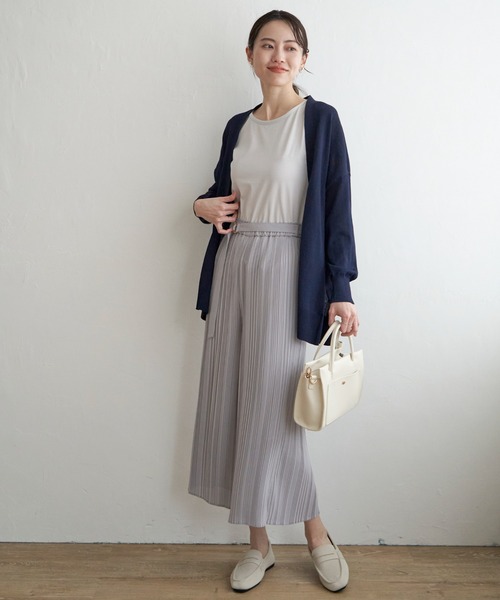 IKKA LOUNGE(イッカラウンジ)の「シフォンプリーツガウチョパンツ(その他パンツ・レディース・ブラック/ブルー/スモークグレー・L/M/S)」の7枚目の写真
