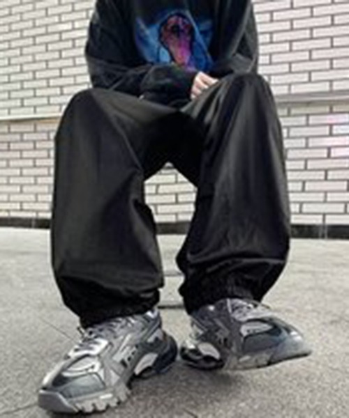 SHEPP(シープ)の「ワイド カーゴパンツ(カーゴパンツ・メンズ・ブラック/グレー・S/M/L)」の3枚目の写真