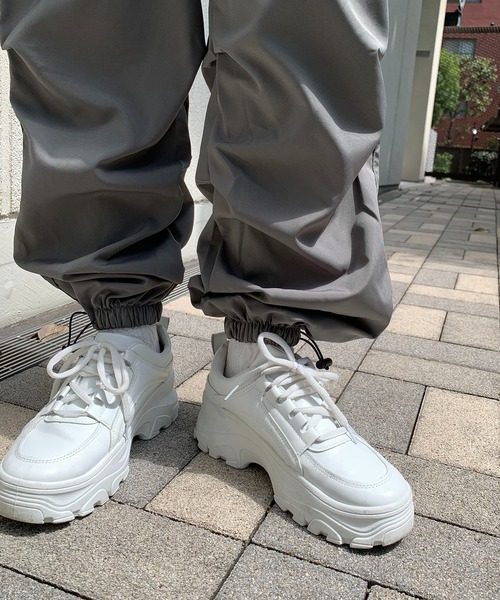 SHEPP(シープ)の「ワイド カーゴパンツ(カーゴパンツ・メンズ・ブラック/グレー・S/M/L)」の15枚目の写真