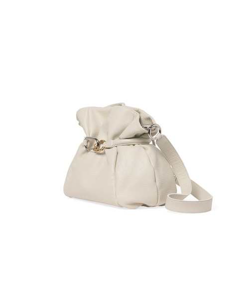 Epoi（エポイ）の「Tuck タック 2way ミドル ショルダー バッグ（ショルダーバッグ・レディース・ブラック/ライトグレー/ホワイト・FREE）」の22枚目の写真