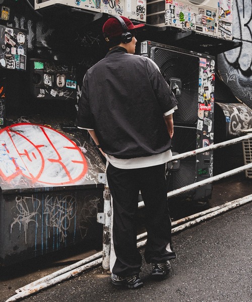 クティール ナイロンセットアップ Lサイズ チャコール セール