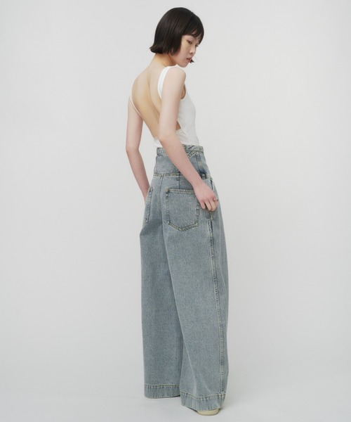 THINGS THAT MATTER（シングス ザット マター）の「ONENESS LOGO TANK TOP BODY SUIT / ワンネスロゴタンクトップボディスーツ（タンクトップ・レディース・ブラック/オフホワイト/ライトグレー・1/2）」の21枚目の写真