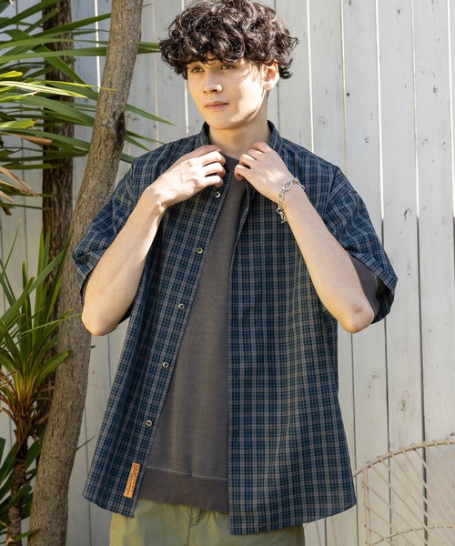 niko and（ニコアンド）の「リネンブレンドボックスシャツ（シャツ