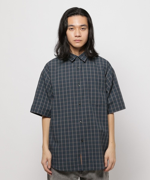 niko and...（ニコアンド）の「リネンブレンドボックスシャツ（シャツ/ブラウス・メンズ・ネイビー/イエロー/オフホワイト/ベージュ/サックスブルー/ライトグレー・MEDIUM/LARGE）」の20枚目の写真