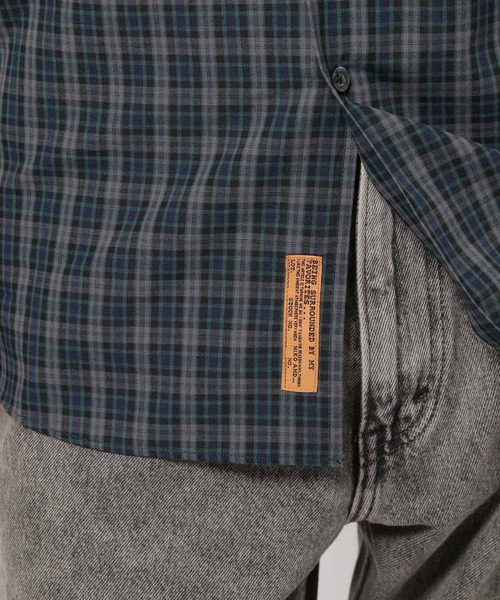 niko and...（ニコアンド）の「リネンブレンドボックスシャツ（シャツ/ブラウス・メンズ・ネイビー/イエロー/オフホワイト/ベージュ/サックスブルー/ライトグレー・MEDIUM/LARGE）」の14枚目の写真