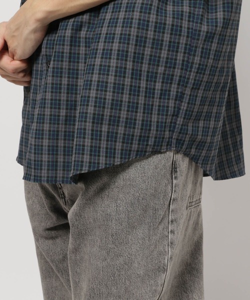 niko and...（ニコアンド）の「リネンブレンドボックスシャツ（シャツ/ブラウス・メンズ・ネイビー/イエロー/オフホワイト/ベージュ/サックスブルー/ライトグレー・MEDIUM/LARGE）」の15枚目の写真