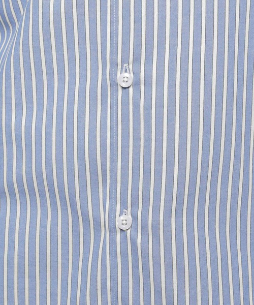 niko and...（ニコアンド）の「リネンブレンドボックスシャツ（シャツ/ブラウス・メンズ・ネイビー/イエロー/オフホワイト/ベージュ/サックスブルー/ライトグレー・MEDIUM/LARGE）」の10枚目の写真