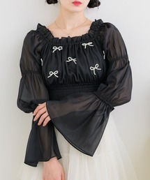 ems excite | リボンパールBL(シャツ/ブラウス)