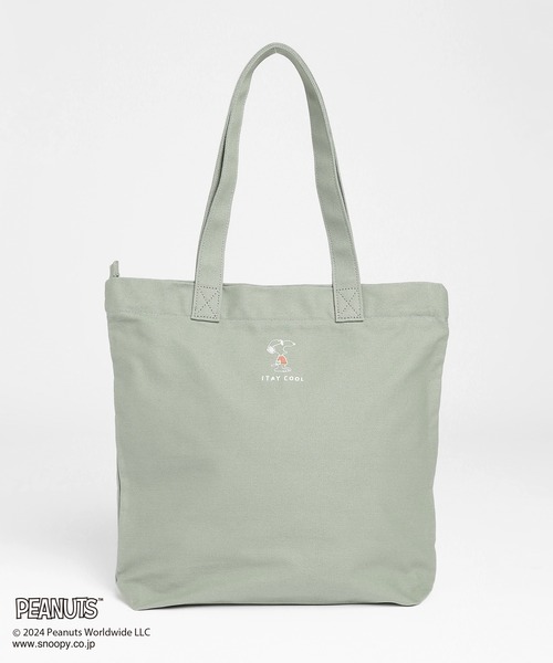 Honeys（ハニーズ）の「スヌーピー／トートバッグ（トートバッグ・レディース・ホワイト×ブラック/カーキ/キナリ/スミクロ/ホワイト系その他/ブラック系その他・FREE）」の16枚目の写真