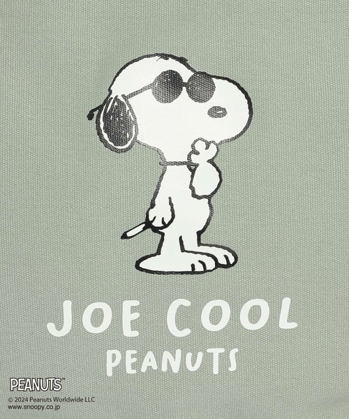 Honeys（ハニーズ）の「スヌーピー／トートバッグ（トートバッグ・レディース・ホワイト×ブラック/カーキ/キナリ/スミクロ/ホワイト系その他/ブラック系その他・FREE）」の17枚目の写真