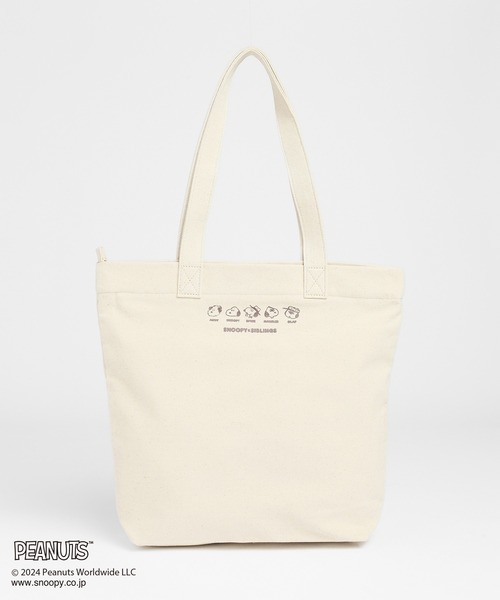 Honeys（ハニーズ）の「スヌーピー／トートバッグ（トートバッグ・レディース・ホワイト×ブラック/カーキ/キナリ/スミクロ/ホワイト系その他/ブラック系その他・FREE）」の20枚目の写真