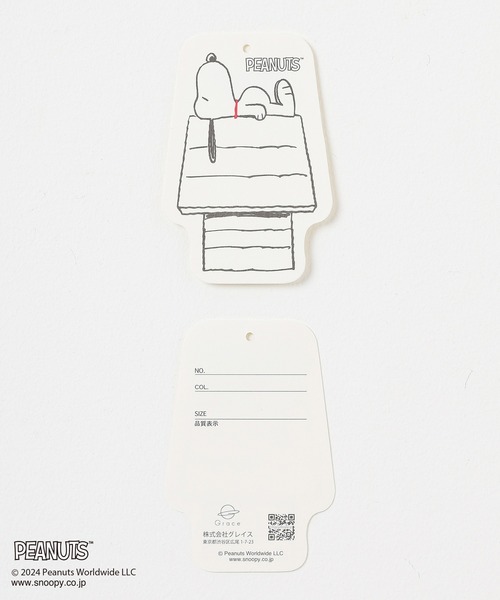 Honeys（ハニーズ）の「スヌーピー／トートバッグ（トートバッグ・レディース・ホワイト×ブラック/カーキ/キナリ/スミクロ/ホワイト系その他/ブラック系その他・FREE）」の9枚目の写真