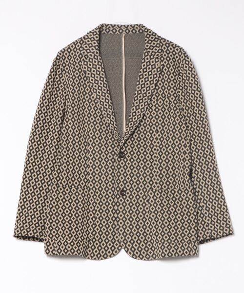 【EN AVANCE】 総柄ストレッチＪＫ