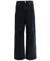 PUBLIC TOKYO | PUBLIC DENIM リラックスワイド〈ダメージ加工〉(デニムパンツ)
