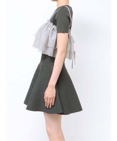 セール】ラメチュールキャミセットニットトップス【セットアップ