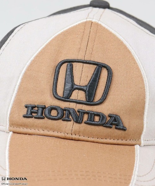 SPINNS（スピンズ）の「【Honda/ホンダ】配色切り替えカーブキャップ（キャップ・レディース・ブラック/ベージュ・ONESIZE）」の8枚目の写真
