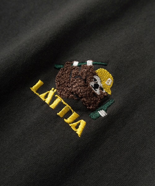 make a ray!(メイク ア レイ!)の「ワンポイント アニマルイラスト サガラ刺繍MIXデザイン ビッグシルエット クルーネック半袖Tシャツ/オーバーサイズ(Tシャツ/カットソー・メンズ・ホワイト系その他2/チェリーレッド/マスタード/ホワイト系その他/オフホワイト/ターコイズブルー/ホワイト/チャコールグレー・M/L)」の13枚目の写真