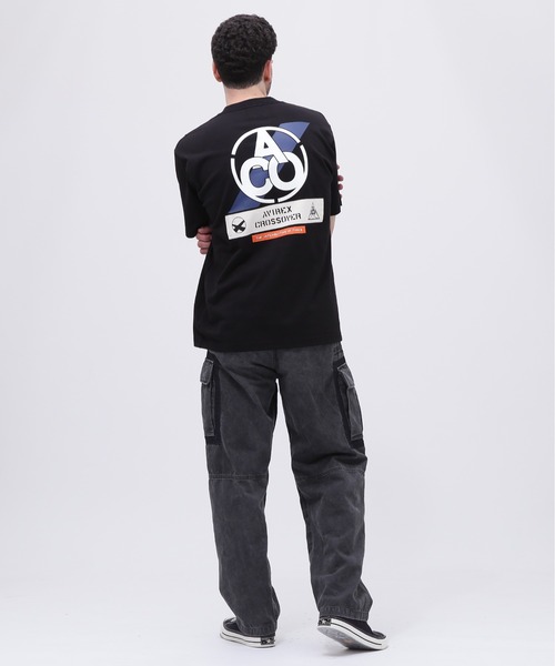 AVIREX（アヴィレックス）の「《CROSSOVER》PATCH T-SHIRT / クロスオーバー パッチ Tシャツ / AVIREX / アヴィレックス（Tシャツ/カットソー・メンズ・チャコール/ホワイト/レンガ/ブラック・MEDIUM/LARGE/X-LARGE/XX-LARGE）」の7枚目の写真