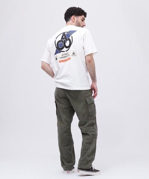 AVIREX（アヴィレックス）の「《CROSSOVER》PATCH T-SHIRT / クロスオーバー パッチ Tシャツ / AVIREX / アヴィレックス（Tシャツ/カットソー・メンズ・チャコール/ホワイト/レンガ/ブラック・MEDIUM/LARGE/X-LARGE/XX-LARGE）」の11枚目の写真