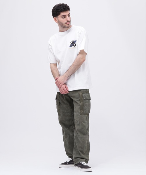 AVIREX（アヴィレックス）の「《CROSSOVER》PATCH T-SHIRT / クロスオーバー パッチ Tシャツ / AVIREX / アヴィレックス（Tシャツ/カットソー・メンズ・チャコール/ホワイト/レンガ/ブラック・MEDIUM/LARGE/X-LARGE/XX-LARGE）」の12枚目の写真