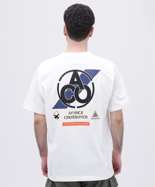 AVIREX（アヴィレックス）の「《CROSSOVER》PATCH T-SHIRT / クロスオーバー パッチ Tシャツ / AVIREX / アヴィレックス（Tシャツ/カットソー・メンズ・チャコール/ホワイト/レンガ/ブラック・MEDIUM/LARGE/X-LARGE/XX-LARGE）」の14枚目の写真
