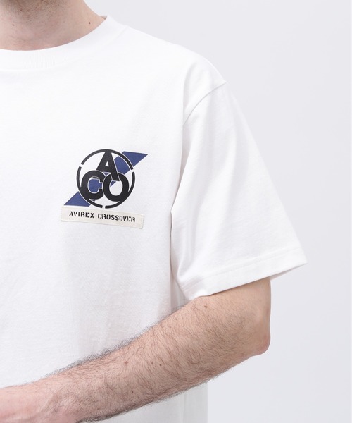 AVIREX（アヴィレックス）の「《CROSSOVER》PATCH T-SHIRT / クロスオーバー パッチ Tシャツ / AVIREX / アヴィレックス（Tシャツ/カットソー・メンズ・チャコール/ホワイト/レンガ/ブラック・MEDIUM/LARGE/X-LARGE/XX-LARGE）」の16枚目の写真