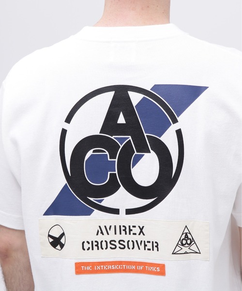AVIREX（アヴィレックス）の「《CROSSOVER》PATCH T-SHIRT / クロスオーバー パッチ Tシャツ / AVIREX / アヴィレックス（Tシャツ/カットソー・メンズ・チャコール/ホワイト/レンガ/ブラック・MEDIUM/LARGE/X-LARGE/XX-LARGE）」の18枚目の写真