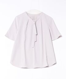 ROPE' PICNIC | 【新色追加・2サイズ展開】メタルボタンリボンタイハーフスリーブブラウス(シャツ/ブラウス)