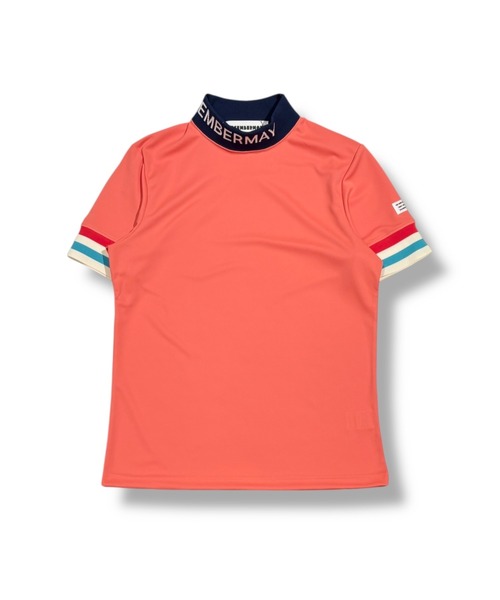 DECEMBERMAY(ディセンバーメイ)の「Comfortable Highneck Shirt(ポロシャツ・メンズ・ネイビー/グレー/ホワイト×ブラック/カーキ/ブラック/ホワイト×グレー/ブルー/ダークグリーン/コーラルピンク・LARGE/X-LARGE/MEDIUM)」の9枚目の写真