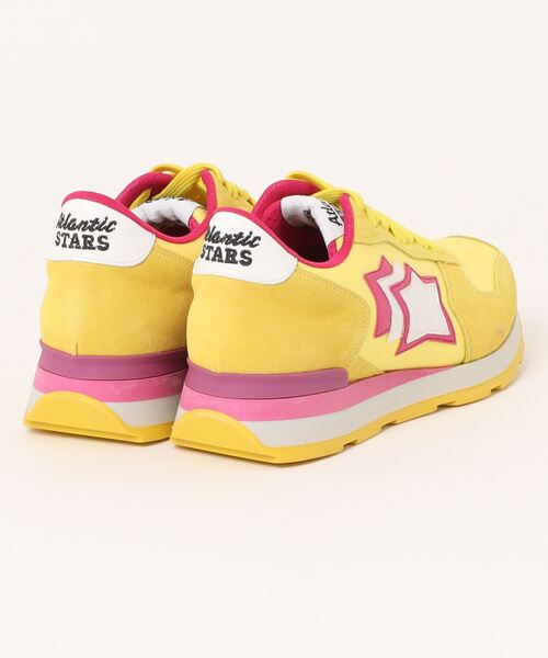 Atlantic STARS》ベガ スニーカー レディース VEGA GG-82F イエロー
