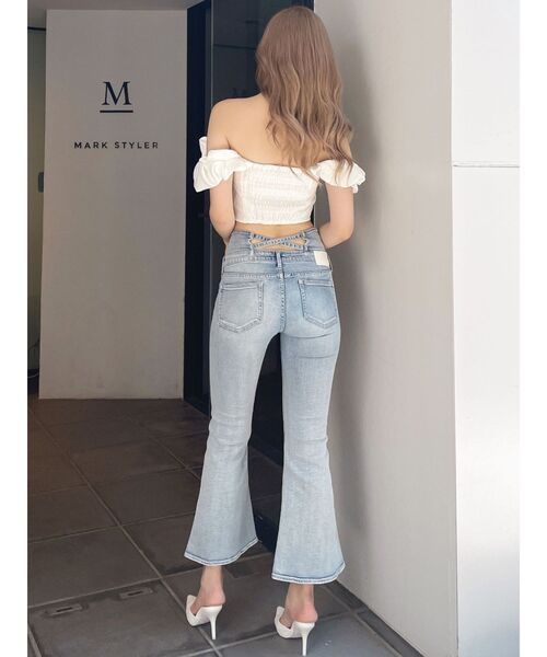 GYDA（ジェイダ）の「オフショルボリュームスリーブブラウス（シャツ/ブラウス・レディース・オフホワイト/ブラック・FREE）」の13枚目の写真