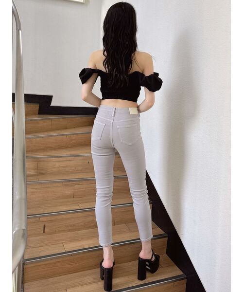 GYDA（ジェイダ）の「オフショルボリュームスリーブブラウス（シャツ/ブラウス・レディース・オフホワイト/ブラック・FREE）」の22枚目の写真