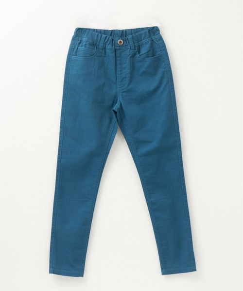 NAVY(ネイビー)の「【 キッズ ガールズ 】 NAVY ストレッチ ツイル スキニー ウエストギャザー パンツ のびるモン(その他パンツ・キッズ・ベージュ/ブラック/ブルー・110/120/130/140/150/160)」の3枚目の写真