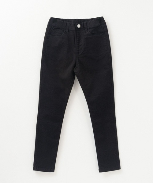 NAVY(ネイビー)の「【 キッズ ガールズ 】 NAVY ストレッチ ツイル スキニー ウエストギャザー パンツ のびるモン(その他パンツ・キッズ・ベージュ/ブラック/ブルー・110/120/130/140/150/160)」の2枚目の写真