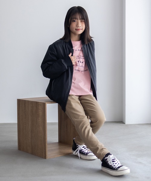 NAVY(ネイビー)の「【 キッズ ガールズ 】 NAVY ストレッチ ツイル スキニー ウエストギャザー パンツ のびるモン(その他パンツ・キッズ・ベージュ/ブラック/ブルー・110/120/130/140/150/160)」の6枚目の写真