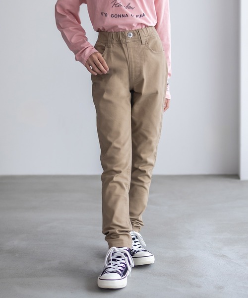 NAVY(ネイビー)の「【 キッズ ガールズ 】 NAVY ストレッチ ツイル スキニー ウエストギャザー パンツ のびるモン(その他パンツ・キッズ・ベージュ/ブラック/ブルー・110/120/130/140/150/160)」の17枚目の写真
