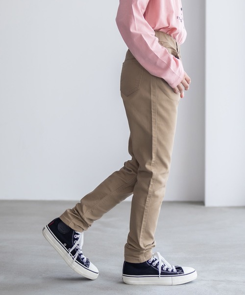 NAVY(ネイビー)の「【 キッズ ガールズ 】 NAVY ストレッチ ツイル スキニー ウエストギャザー パンツ のびるモン(その他パンツ・キッズ・ベージュ/ブラック/ブルー・110/120/130/140/150/160)」の19枚目の写真