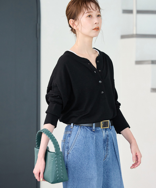 journal standard ウォッシャブル2WAYヘンリープルオーバー JOURNAL STANDARD｜《WEB限定追加2》ウォッシャブル2WAYヘンリー