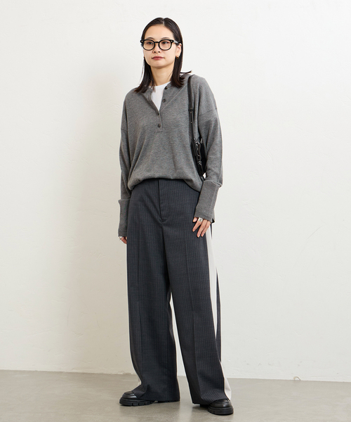 ウォッシャブル2WAYヘンリープルオーバー（ニット/セーター）｜JOURNAL