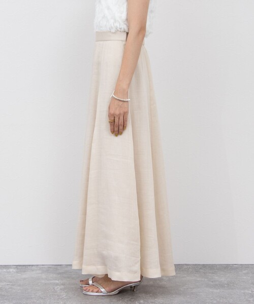 NOLLEY’S Sophi（ノーリーズソフィ）の「ウォッシャブルラミーローンロングスカート（スカート・レディース・ブラック/オレンジ/ベージュ・36/38）」の16枚目の写真