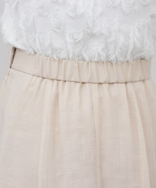 NOLLEY’S Sophi（ノーリーズソフィ）の「ウォッシャブルラミーローンロングスカート（スカート・レディース・ブラック/オレンジ/ベージュ・36/38）」の19枚目の写真