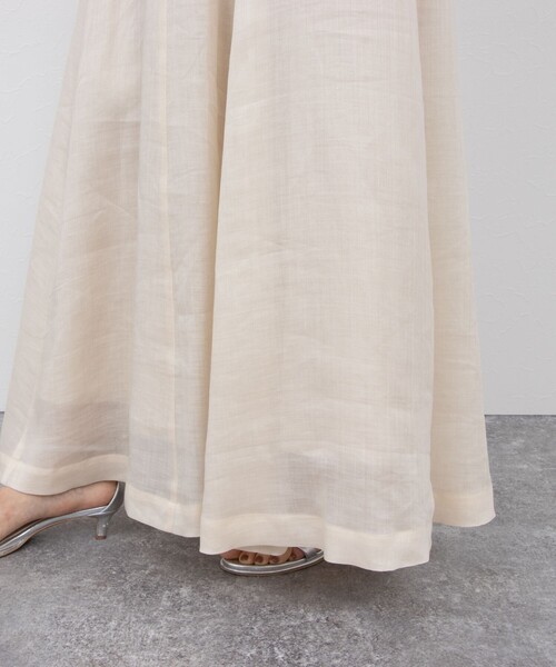 NOLLEY’S Sophi（ノーリーズソフィ）の「ウォッシャブルラミーローンロングスカート（スカート・レディース・ブラック/オレンジ/ベージュ・36/38）」の21枚目の写真