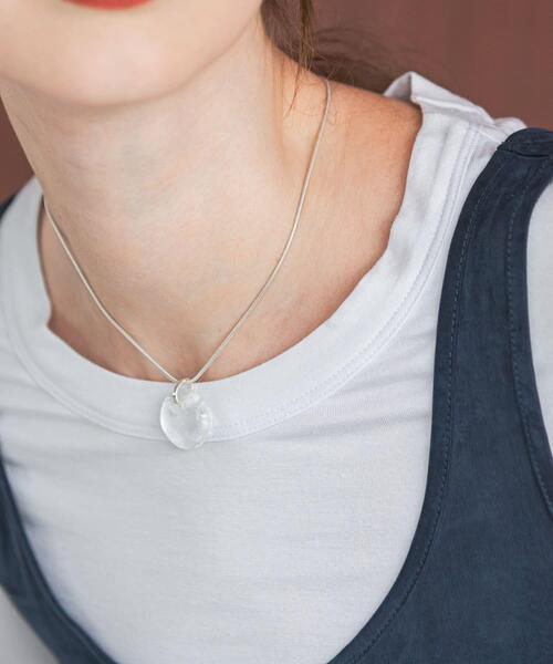 URBAN RESEARCH（アーバンリサーチ）の「decor『デコール』　Roundglass Necklace（ネックレス・レディース・ブラウン系その他/クリア・-）」の3枚目の写真