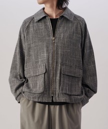 Lui's | ウォッシャブルツイードブルゾン(ブルゾン)