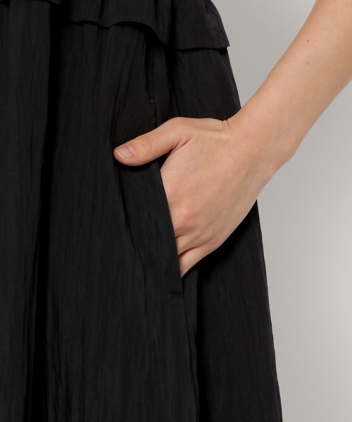 LOWRYS FARM（ローリーズファーム）の「シャーリングギャザーワンピース　140715（ワンピース・レディース・ブルー/ブラック/アイボリー・FREE）」の9枚目の写真