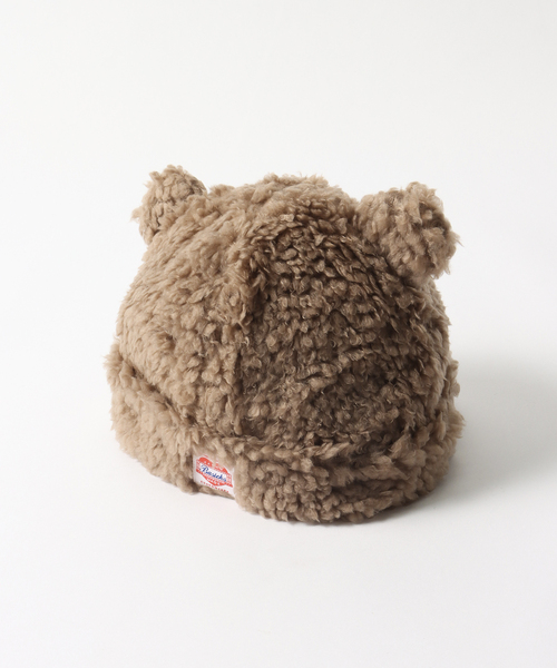 BASICKS(ベイシックス)の「【BASICKS / ベイシックス】BEAR BEANIE(ニットキャップ/ビーニー・メンズ・ブラック/ブラウン/ベージュ・SMALL)」の3枚目の写真