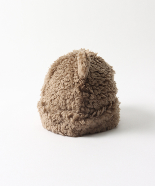 BASICKS(ベイシックス)の「【BASICKS / ベイシックス】BEAR BEANIE(ニットキャップ/ビーニー・メンズ・ブラック/ブラウン/ベージュ・SMALL)」の5枚目の写真