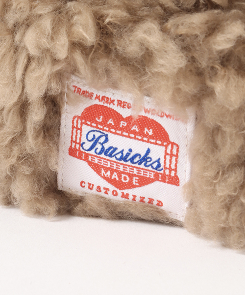 BASICKS(ベイシックス)の「【BASICKS / ベイシックス】BEAR BEANIE(ニットキャップ/ビーニー・メンズ・ブラック/ブラウン/ベージュ・SMALL)」の10枚目の写真
