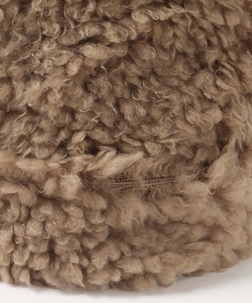 BASICKS(ベイシックス)の「【BASICKS / ベイシックス】BEAR BEANIE(ニットキャップ/ビーニー・メンズ・ブラック/ブラウン/ベージュ・SMALL)」の16枚目の写真